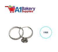 A1BakerySupplies Diamond Ring & Band Pl. Set 1 pack Wedding Accessories for Birthday Cake Decorations and Marriages