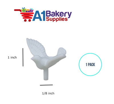 A1BakerySupplies Dove Picks 1 pack Wedding Accessories for Birthday Cake Decorations and Marriages