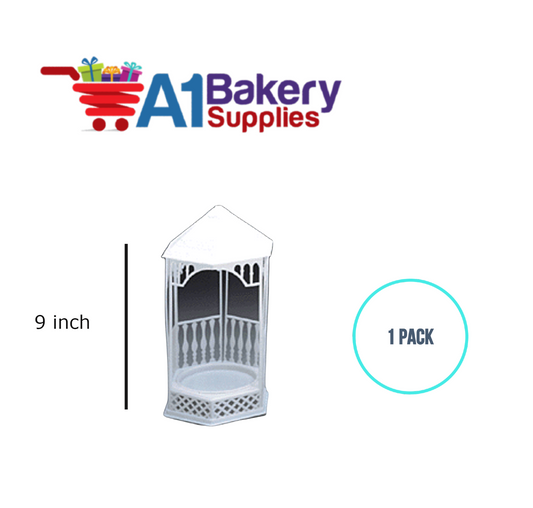 A1BakerySupplies Gazebo-Garden House 1 pack Wedding Accessories for Birthday Cake Decorations and Marriages