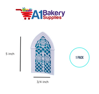 A1BakerySupplies Gothic Background 1 pack Wedding Accessories for Birthday Cake Decorations and Marriages