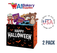 Happy Halloween Basket Box, Theme Gift Box, Small 6.75 (Length) x 4 (Width) x 5 (Height), 2 Pack