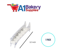 A1BakerySupplies Heart Stairway - 6 Steps - White 1 pack Wedding Accessories for Birthday Cake Decorations and Marriages