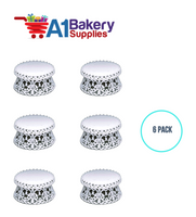 A1BakerySupplies Lily Base 6 pack Wedding Accessories for Birthday Cake Decorations and Marriages