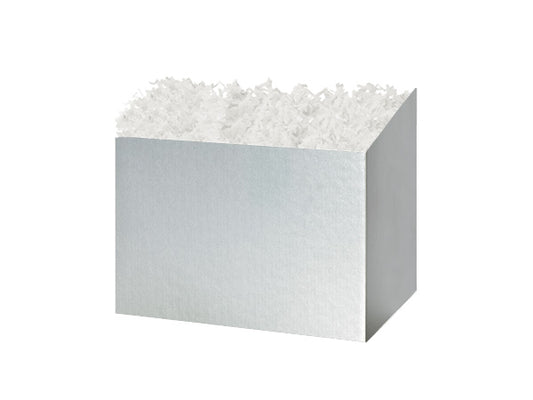 6 Pack Basket Gift Box Decorative Basket Gift Box Silver Color Large Size