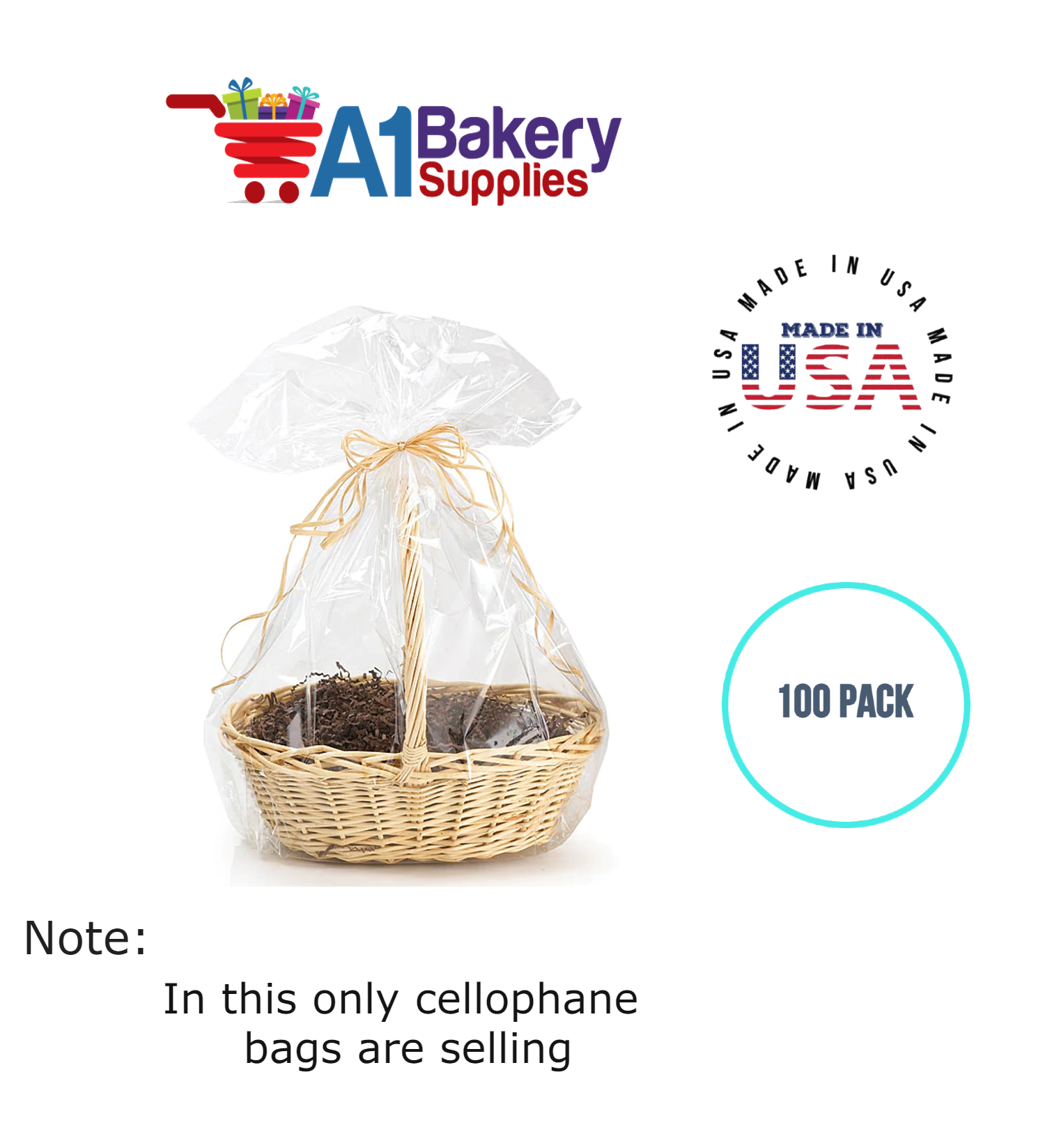 Cellophane Basket Bags