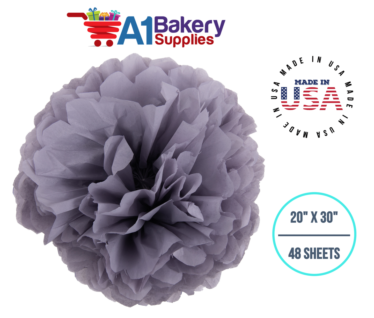 Morning Mist Color Tissue Paper 20 Inch x 30 Inch - 48 Sheets