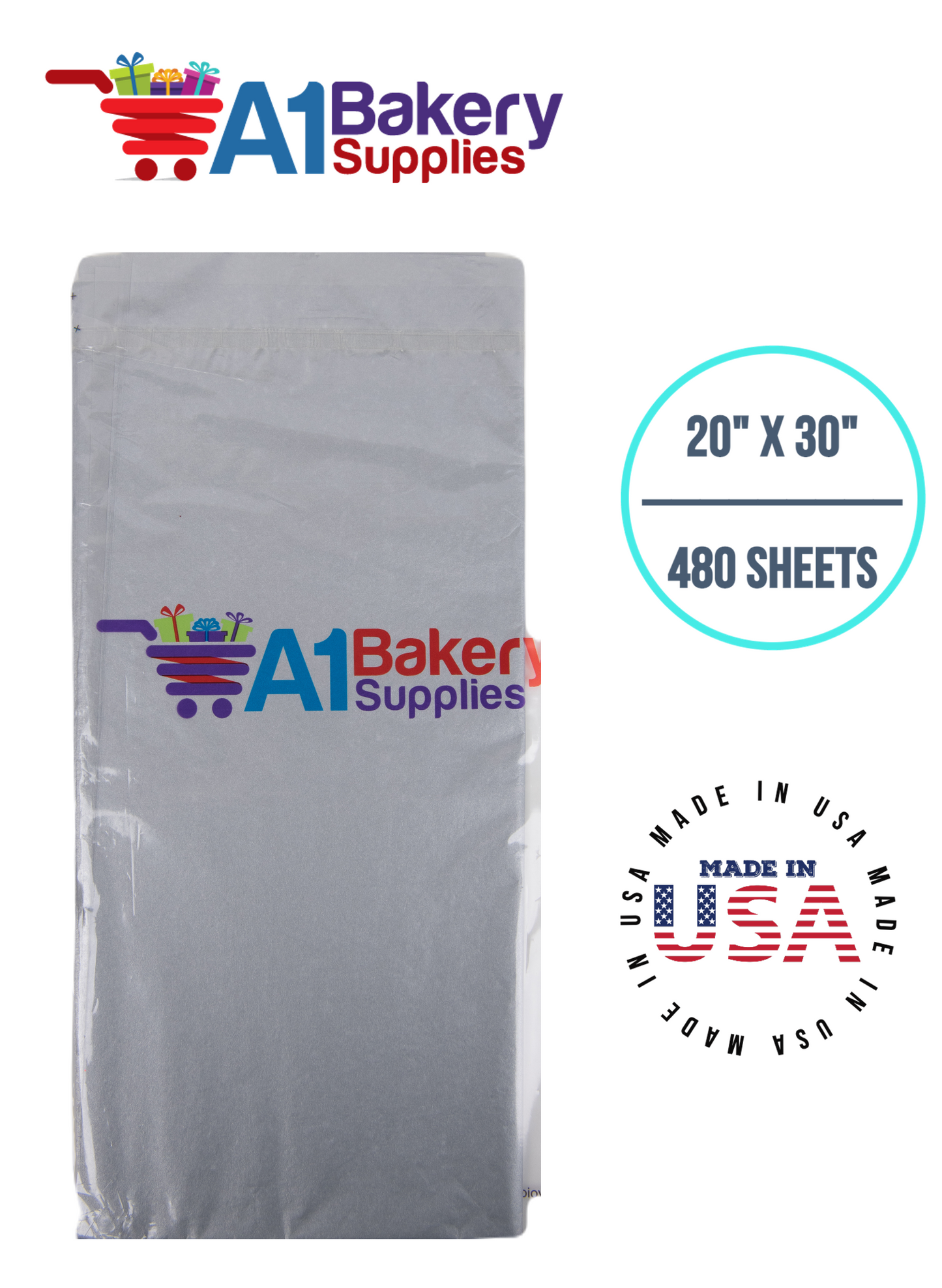 Morning Mist Color Tissue Paper 20 Inch x 30 Inch - 480 Sheets